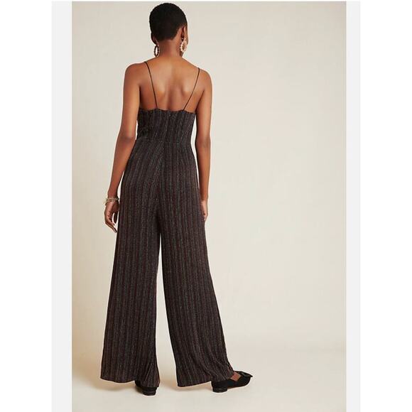 Anthropologie Yumi Kim Etta Sequined Jumpsuit Size Medium - Picture 3 of 13